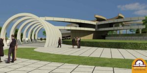 پروژه دانشجویی معماری فرهنگسرا پارک آبی 04