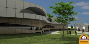 پروژه دانشجویی معماری فرهنگسرا پارک آبی 01