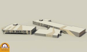 پروژه دانشجویی معماری فرهنگسرا پلان خطی 02