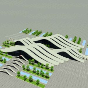 پروژه دانشجویی معماری بیمارستان مواج