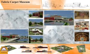 پروژه دانشجویی معماری موزه فرش 03