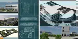 پروژه دانشجویی معماری بیمارستان تخصصی 03