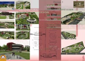 پروژه دانشجویی معماری کتابخانه داخل پارک 03